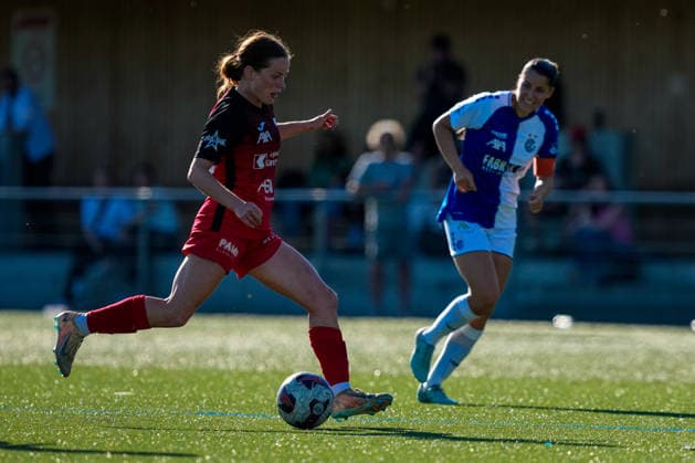 Switzerland AXA Women s Super League 2025 26, FC Aarau Frauen vs GC Frauenfussball Sportanlage Schachen, Aarau Tabea Dorothee Maria Schütt Tabea Dorothee Maria Schutt 24 FC Aarau Copyright: xKjetilxWaberx