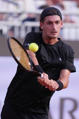 Terence Atmane (FRA) during the match between Flavio Cobolli (ITA) vs Terence Atmane (FRA) at the Italian Open in Rome, Saturday, May 9, 2026. (Alfredo Falcone LaPresse)  Copyright: xAlfredoxFalcone LaPressex