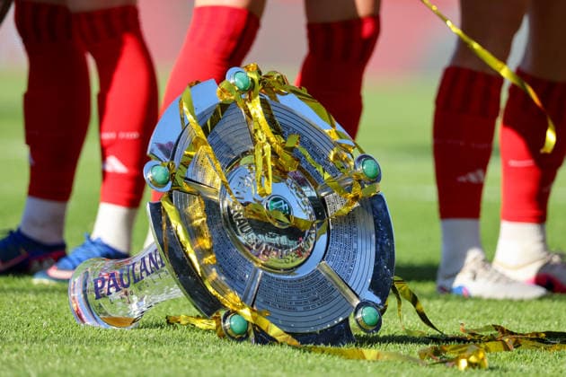 Munich, Germany 09 May 2026 1 Womens Bundesliga 25 Matchday FC Bayern Munich vs Eintracht Frankfurt In the picture symbolic image of the German womens championship trophy 2026 Copyright: HMBxMedia MadeleinexFantini