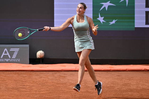 TENNIS - Internazionali di Tennis - Internazionali BNL d Italia Photo by IPA ABACAPRESS.COM84518700 - Aryna Sabalenka in action against Sorana Cirstea of Romania during the Internazionali BNL d Italia Day Four at Foro Italico on May 08, 2026 in Rome, Italy. Rome Italy  Copyright: xIPAxSport ABACAx