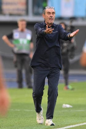 Foto IPP Roberto Ramaccia Roma 9 5 2026 Campionato di Calcio Serie A 2025 2026 Lazio vs Inter Nella foto Maurizio Sarri head coach of SS Lazio Italy Photo Press - World Copyright Roma italy Italia ITALY  Copyright: xR4924_italyphotopressx