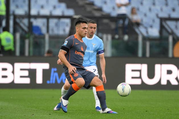 Inter Milan™s Lautaro Martinez during the Serie A Enilive soccer match between SS Lazio and Inter - FC Internazionale at the Rome s Olympic stadium, Italy - Saturday, May 09, 2026. - Soccer.  Copyright: xFabrizioxCorradetti LaPressex