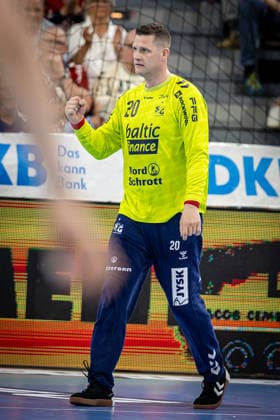 DAIKIN HBL SG Flensburg Handewitt vs. TBV Lemgo Lippe 09 05 26 Kevin Moller No 20, SG Flensburg Handewitt DAIKIN HBL SG Flensburg Handewitt vs. TBV Lemgo Lippe, GP JOULE Arena on 09 05 26 Copyright: xBEAUTIFULxSPORTS MarioxM.xKobergx