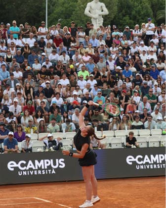 May 9, 2026, Rome, Lazio, Italy: JELENA OSTAPENKO of Latvia during the match against Q. Zheng of China in the third round of tennis tournament WTA, Tennis Damen 1000 Internazionali BNL DÃ¢â‚¬â ¢Italia, Rome, Italy. Ostapenko won 4:6, 6:4, 6:4. Rome Italy - ZUMAc278 20260509_zsp_c278_060 Copyright: xMarcinxCholewinskix