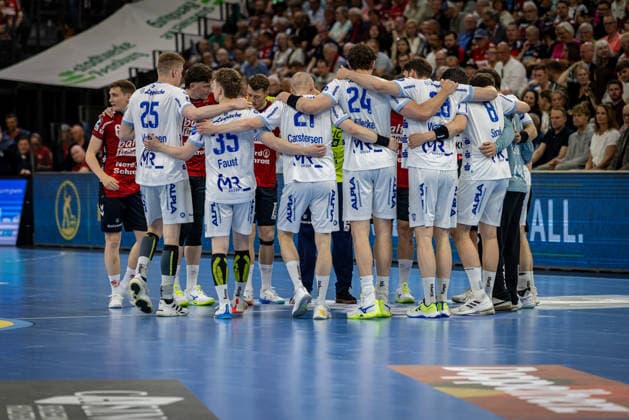 DAIKIN HBL SG Flensburg Handewitt vs. TBV Lemgo Lippe 09 05 26 Sports salute DAIKIN HBL SG Flensburg Handewitt vs. TBV Lemgo Lippe, GP JOULE Arena on 09 05 26 Copyright: xBEAUTIFULxSPORTS MarioxM.xKobergx
