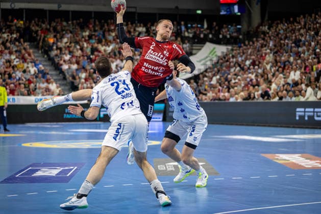 DAIKIN HBL SG Flensburg Handewitt vs TBV Lemgo Lippe 09 05 26 Simon Pytlick Nr 02, SG Flensburg Handewitt in attack DAIKIN HBL SG Flensburg Handewitt vs TBV Lemgo Lippe, GP JOULE Arena on 09 05 26 Copyright: xBEAUTIFULxSPORTS MarioxM.xKobergx