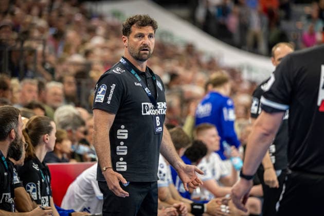 DAIKIN HBL SG Flensburg Handewitt vs TBV Lemgo Lippe 09 05 26 Florian Kehrmann Coach VfL Gummersbach DAIKIN HBL SG Flensburg Handewitt vs TBV Lemgo Lippe, GP JOULE Arena on 09 05 26 Copyright: xBEAUTIFULxSPORTS MarioxM.xKobergx