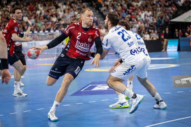 DAIKIN HBL SG Flensburg Handewitt vs TBV Lemgo Lippe 09 05 26 Simon Pytlick Nr 02, SG Flensburg Handewitt in attack DAIKIN HBL SG Flensburg Handewitt vs TBV Lemgo Lippe, GP JOULE Arena on 09 05 26 Copyright: xBEAUTIFULxSPORTS MarioxM.xKobergx