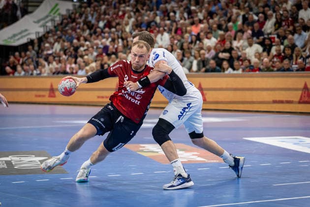 DAIKIN HBL SG Flensburg Handewitt vs TBV Lemgo Lippe 09 05 26 Simon Pytlick Nr 02, SG Flensburg Handewitt in attack DAIKIN HBL SG Flensburg Handewitt vs TBV Lemgo Lippe, GP JOULE Arena on 09 05 26 Copyright: xBEAUTIFULxSPORTS MarioxM.xKobergx