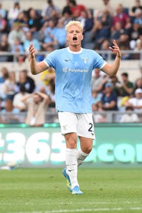 IPA84520878 - Samuel Gigot of SS Lazio gestures during the Serie A Enelive match between SS Lazio vs FC Internazionale at Olimpico Stadium  Copyright: xAgostinoxGemito IPAxSportx xx 84520878