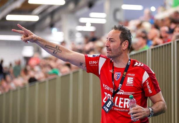 09 05 2026, Germany, Backnang, Handball 2 Bundesliga, HC Oppenweiler Backnang vs SG BBM Bietigheim, BBM coach Iker Romero