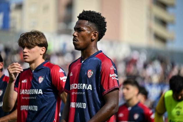 CALCIO - Serie A - Cagliari Calcio vs Udinese Calcio Photo by IPA ABACAPRESS.COM84518739 - Yael Fritz Junior Trepy of Cagliari Calcio, Postgame, Ritratto, Delusione, Delusion, during Cagliari Calcio vs Udinese Calcio, Italian soccer Serie A match in Cagliari, Italy, May 09 2026 Cagliari Italy  Copyright: xIPAxSport ABACAx