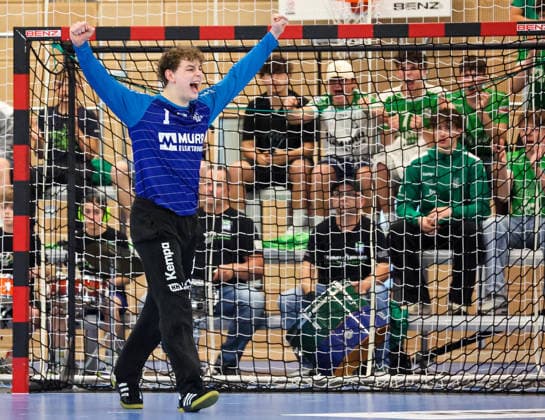 09 05 2026, Germany, Backnang, Handball 2 Bundesliga, HC Oppenweiler Backnang vs SG BBM Bietigheim, Dave Hörnig HCO