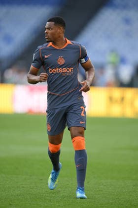 SS Lazio v Inter Milan - Serie A ROME, ITALY - MAY 9: Denzel Dumfries of Inter Milan in action during the Italian Serie A football match between SS Lazio and FC Inter Milan at Stadio Olimpico on May 9, 2026 in Rome, Italy. Claudio Pasquazi Anadolu Rome Italy. Editorial use only. Please get in touch for any other usage.  Copyright: x2026xAnadoluxClaudioxPasquazix