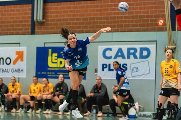 Hannah Kamp Bergischer HC, 24 on jump shot Bergischer HC vs HC Roedertal, Handball, 2 Handball Bundesliga, Matchday 27, Season 2025 26, 09 05 2026, Bergischer HC vs HC Roedertal, Handball, 2 HBL, Matchday 27, Season 2025 26, 09 05 2026 Solingen Copyright: xEibner-Pressefoto LukasxBaldygax EP_LBA