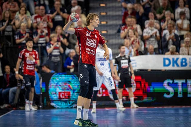 DAIKIN HBL SG Flensburg Handewitt vs TBV Lemgo Lippe 09 05 26 Thilo Knutzen Nr 34, SG Flensburg Handewitt DAIKIN HBL SG Flensburg Handewitt vs TBV Lemgo Lippe, GP JOULE Arena on 09 05 26 Copyright: xBEAUTIFULxSPORTS MarioxM.xKobergx