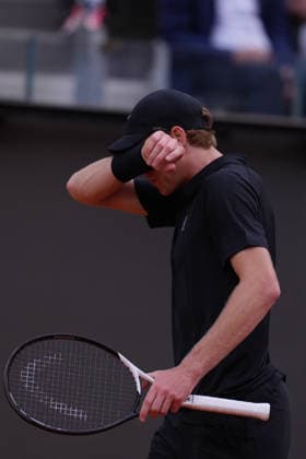 Jannik Sinner (ITA) during the match between Jannik Sinner (ITA) vs Sebastian Ofner (AUT) at the Italian Open in Rome, Saturday, May 9, 2026. (Alfredo Falcone LaPresse)  Copyright: xAlfredoxFalcone LaPressex