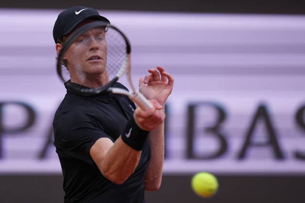 Jannik Sinner (ITA) during the match between Jannik Sinner (ITA) vs Sebastian Ofner (AUT) at the Italian Open in Rome, Saturday, May 9, 2026. (Alfredo Falcone LaPresse)  Copyright: xAlfredoxFalcone LaPressex