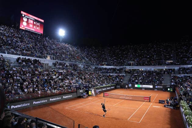 Jannik Sinner (ITA) during the match between Jannik Sinner (ITA) vs Sebastian Ofner (AUT) at the Italian Open in Rome, Saturday, May 9, 2026. (Alfredo Falcone LaPresse)  Copyright: xAlfredoxFalcone LaPressex