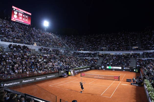 Tennis, ATP tournament in Rome