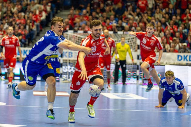 DAIKIN Handball Bundesliga, Kassel, MT Melsungen vs ThSV Eisenach, Rothenbach Halle Kassel 09 05 2026 DAIKIN Handball Bundesliga, Kassel, Germany 09 05 2026 Florian Drosten MT Melsungen, 18 am Ball , Handball BundesligaL, Match of MT Melsungen vs ThSV Eisenach, Rothenbach Halle Kassel Copyright: xBEAUTIFULxSPORTS Freudensteinx