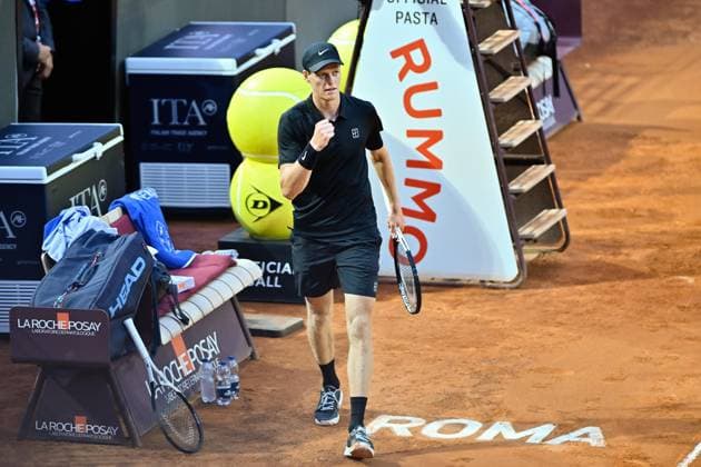 Foto IPP Cavaliere Emiliano. Roma 09 05 2026. Tennis Internazionali d Italia 2026. Nella foto: Jannik Sinner. Italy Photo Press - World Copyright italy ITALY  Copyright: xR4924_italyphotopressx