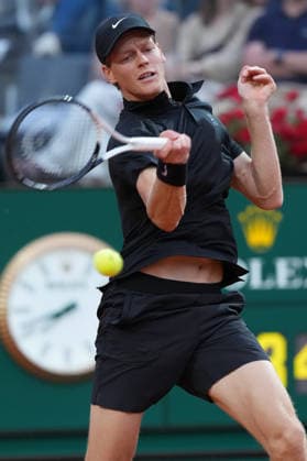 Jannik Sinner of Italy during the match against Sebastian Ofner of Austria at the Internazionali BNL d Italia 2026 tennis tournament at Foro Italico in Rome (Italy) on May, 9, 2026. AntoniettaxBaldassarre
