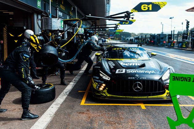 FIA WEC - 6 HOURS OF SPA-FRANCORCHAMPS 2026 61 ANDRADE Rui (ang), BERRY Martin (aus), MARTIN Maxime (bel), Iron Lynx, Mercedes-AMG GT3 Evo 61, LM GT3, action, pitstop, arrÃªt aux stands during the TotalEnergies 6 Hours of Spa-Francorchamps 2026, 2nd round of the 2026 FIA World Endurance Championship, from May 7 to 9, 2026 on the Circuit de Spa-Francorchamps in Stavelot, Belgium - Stavelot  Copyright: xDPPIx
