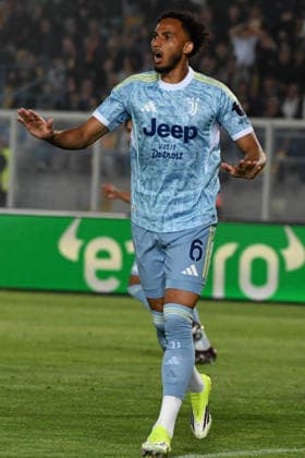 IPA84523315 - Lloyd Kelly (Fc Juventus) in action during US Lecce vs Juventus FC, Italian soccer Serie A match in Lecce, Italy, May 09 2026  Copyright: xPasqualexGolia IPAxSportx xx 84523315