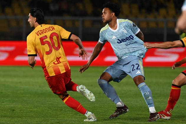 IPA84523320 - Weston McKennie (Fc Juventus) in action during US Lecce vs Juventus FC, Italian soccer Serie A match in Lecce, Italy, May 09 2026  Copyright: xPasqualexGolia IPAxSportx xx 84523320