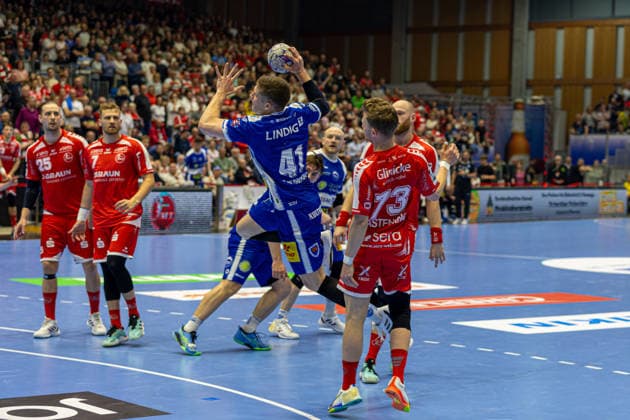 DAIKIN Handball Bundesliga, Kassel, MT Melsungen vs ThSV Eisenach, Rothenbach Halle Kassel 09 05 2026 DAIKIN Handball Bundesliga, Kassel, Germany 09 05 2026 Vukasin Antonijevic ThSV Eisenach, 41 on the ball, Handball BundesligaL, Match of MT Melsungen vs ThSV Eisenach, Rothenbach Halle Kassel Copyright: xBEAUTIFULxSPORTS Freudensteinx