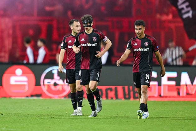 09 05 2026, Football, 2 Bundesliga, Season 2025 2026, Matchday 32, 1 FC Nürnberg FC Schalke 04, Fabio Gruber 1 FC Nürnberg xRHR PHOTO YYx Copyright: KROEGER RHR-FOTOx RHR-FOTO YY
