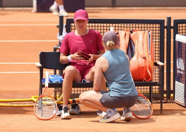 TENIS WTA, Tennis Damen 1000 RZYM 2026 09052026 N Z IGA SWIATEK I DARIA ABRAMOWICZ PODCZAS TRENINGU NA TURNIEJU INTERNAZIONALI BNL D™ITALIA W RZYMIE MARCIN CHOLEWINSKI NEWSPIX.PL TENIS WTA 1000 ROME 2026 09052026 IGA SWIATEK AND DARIA ABRAMOWICZ DURING PRACTISE SESSION ON INTERNAZIONALI BNL D™ITALIA IN ROME NEWSPIX.PL --- newspix.pl POLAND OUT! 