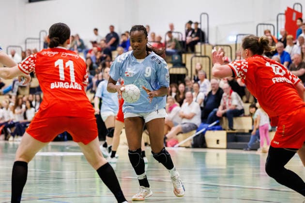 2 Handball Bundesliga Women 1 FSV Mainz 05 TSV Bayer 04 Leverkusen, Mainz, 09 05 2026 Jessy Marlonne Souza TSV Bayer 04 Leverkusen, 9 match from matchday 27 of the ALSCO Handball 2 Bundesliga Women between 1 FSV Mainz 05 and TSV Bayer 04 Leverkusen in Mainz on 15 11 2025 Copyright: xBEAUTIFULxSPORTS Hahnex