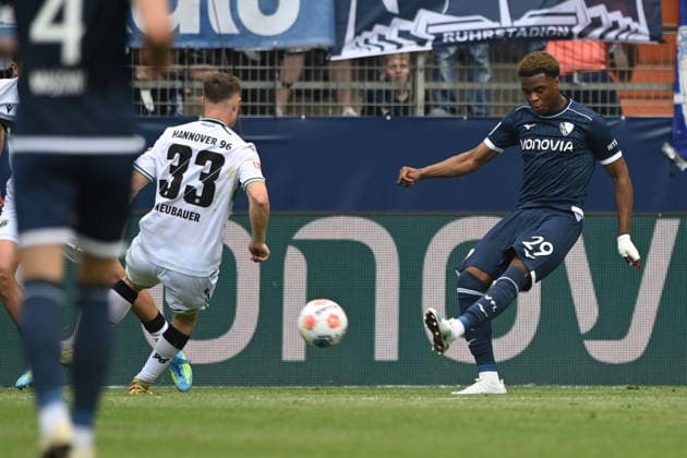 Farid ALFA RUPRECHT BO scores the goal to 1 1 Football 2 Bundesliga, Matchday 33, VfL Bochum BO Hannover 96 1 1 on 09 05 2026 at Vonovia Ruhrstadion Bochum Germany DFL regulations prohibit any use of photographs as image sequences and or quasi video Â