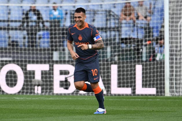 CALCIO - Serie A - SS Lazio vs Inter - FC Internazionale Photo by IPA ABACAPRESS.COM84523525 - Lautaro Martinez of F.C. Inter celebrates after scoring the goal of 0-1 during the 36th matchday of the Serie A championship between S.S. Lazio and F.C. Inter at the Olympic Stadium on May 9, 2026 in Rome, Italy. Rome Italy  Copyright: xIPAxSport ABACAx