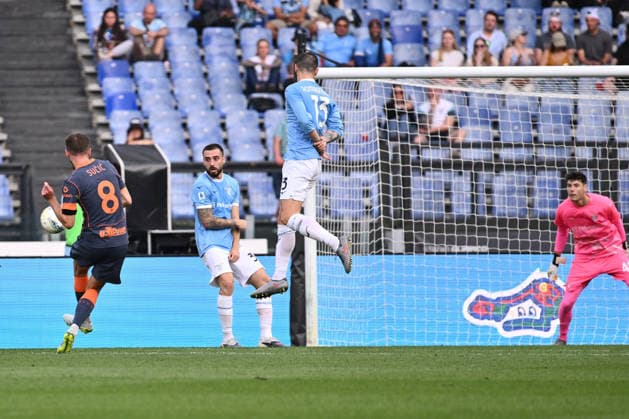 CALCIO - Serie A - SS Lazio vs Inter - FC Internazionale Photo by IPA ABACAPRESS.COM84523520 - Petar Sucic of F.C. Inter scores the goal for 0-2 during the 36th matchday of the Serie A championship between S.S. Lazio and F.C. Inter at the Olympic Stadium on May 9, 2026 in Rome, Italy. Rome Italy  Copyright: xIPAxSport ABACAx