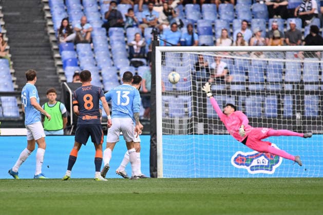 CALCIO - Serie A - SS Lazio vs Inter - FC Internazionale Photo by IPA ABACAPRESS.COM84523532 - Petar Sucic of F.C. Inter scores the goal for 0-2 during the 36th matchday of the Serie A championship between S.S. Lazio and F.C. Inter at the Olympic Stadium on May 9, 2026 in Rome, Italy. Rome Italy  Copyright: xIPAxSport ABACAx