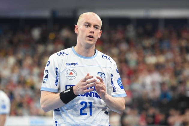 Handball I Men I Season 2025 2026 I Bundesliga I 31 Matchday I SG Flensburg Handewitt TBV Lemgo I 09 05 2026 Leve Carstensen 23, TBV Lemgo Lippe Copyright: xLobeca JanxKirschnerx