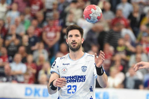 Handball I Men I Season 2025 2026 I Bundesliga I 31 Matchday I SG Flensburg Handewitt TBV Lemgo I 09 05 2026 Tim Suton 23, TBV Lemgo Lippe Copyright: xLobeca JanxKirschnerx