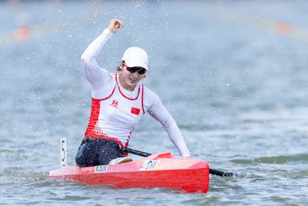 ICF Canoe World Cup 2026 Mengya Sun during ICF Canoe World Cup 2026 in Szeged, Hungary, on May 9, 2026 Szeged Hungary  Copyright: xFotoxOlimpikx originalFilename:jastrzebowski-icfcanoe260509_npLIf.jpg