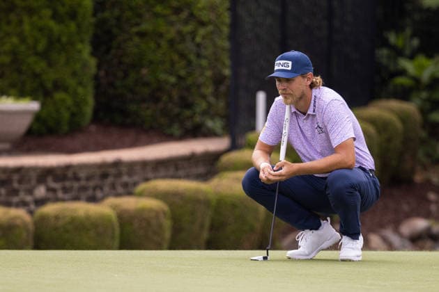 May 9, 2026: Kristoffer Reitan waits on the seventh green during the third round of the 2026 Truist Championship at Quail Hollow Club in Charlotte, NC. ( CSM) Charlotte United States - ZUMAc04_ 20260509_zma_c04_017 Copyright: xScottxKinserx
