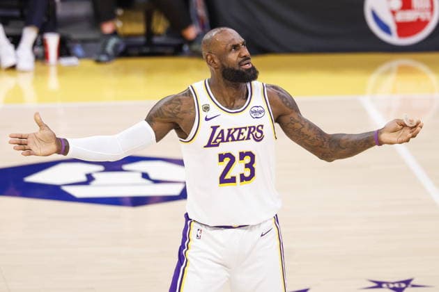 NBA: LeBron James leaves the Los Angeles Lakers, archive