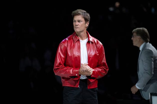 May 10, 2026, Las Vegas, Nevada, USA: TOM BRADY court side ahead of ring ceremony and 2026 WNBA, Basketball Damen, USA season opener between Las Vegas Aces and Phoenix Mercury at the T Mobile Arena in Las Vegas. WNBA 2026: Las Vegas Aces Vs Phoenix Mercury  - ZUMAo117 20260510_zsp_o117_014 Copyright: xMikaelxOnax