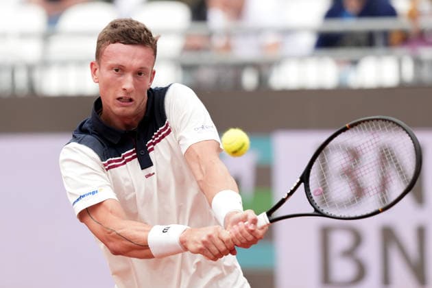 Jiri Lehecka of Czech Republic during the match against Casper Ruud of Norway at the Internazionali BNL d Italia 2026 tennis tournament at Foro Italico in Rome (Italy) on May, 10, 2026. AntoniettaxBaldassarre