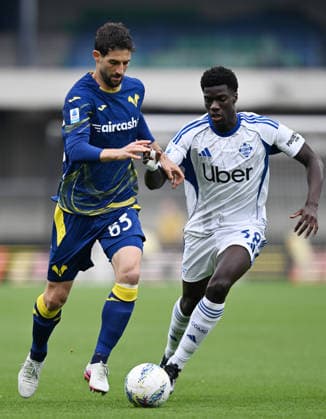 Db Verona 10 05 2026 - campionato di calcio serie A Hellas Verona-Como foto Daniele Buffa Image nella foto: Roberto Gagliardini-Assane Diao 