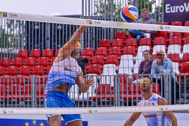 May 10, 2026, Madrid, Madrid, Spain: PABLO PEREZ SUAREZ of Spain during the men s Quarterfinals match between the Lithuania national team, Nationalteam and the Spanish national team, held at the Beach Pro Tour Futures Madrid 2026 at the Parque Deportivo Puerta de Hierro on May 9, 2026, in Madrid, Spain. Beach Pro Tour Futures Madrid 2026 (Men s) - 05.09.26 (Day Three)  - ZUMAc312 20260510_zsp_c312_117 Copyright: xOscarxManuelxSanchezx
