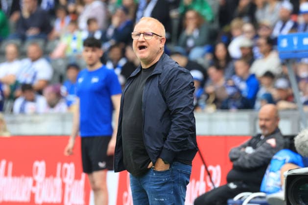 DEU, DFL, 2 FBL, Hertha BSC vs Greuther Fuerth, 10 05 2026, Berliner Olympiastadion, Berlin, DEU, DFL, 2 FBL, Hertha BSC vs Greuther Fuerth, im Bild Trainer Heiko Vogel Greuther Fuerth DFL regulations prohibit any use of Photographs as image sequences and or quasi video nordphotoxGmbHx xEngler nph00076