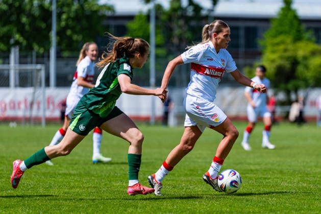 Football, Women, 2nd BL, VfB Stuttgart - Vfl Wolfsburg