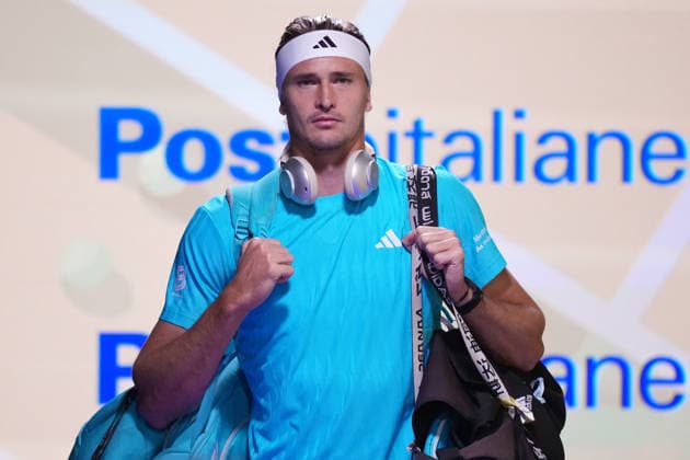 Alexander Zverev (GER) during the match between Alexander Zverev (GER) vs Alexander Blockx (BEL) at the Italian Open in Rome, Sunday, May 10, 2026. (Alfredo Falcone LaPresse)  Copyright: xAlfredoxFalcone LaPressex